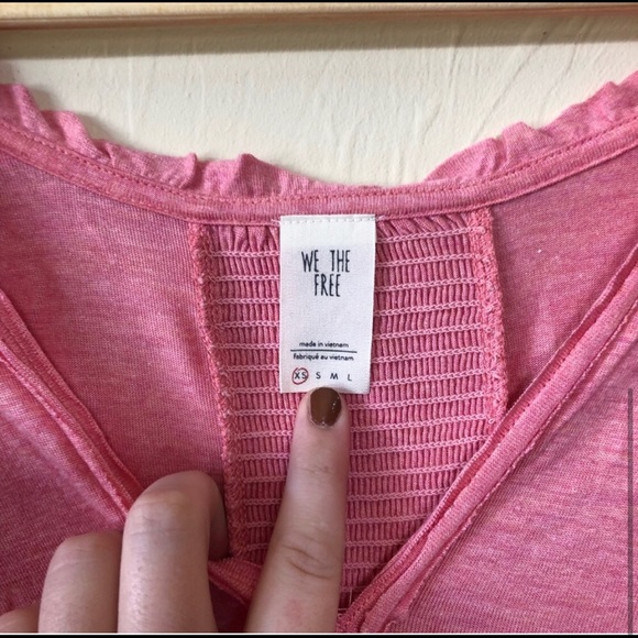 We the Free Just a Henley Tassle Top - Picture 5 of 5